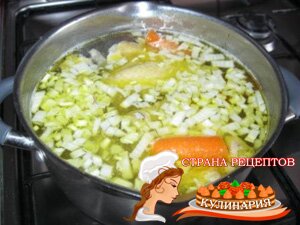 суп куриный с лапшой